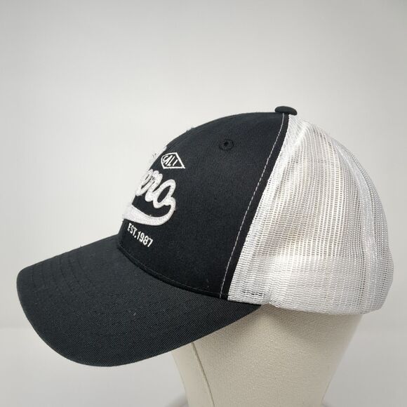 Aero Cali Est. 1987 Snapback Trucker Hat Black One Size Adjustable Mesh Back - Picture 3 of 8